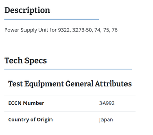 Grand stock disponible, Alimentateur HIOKI 9687 Bestseller 9687 Grand stock disponible HIOKI 9687 Alimentateur Bestseller - Product Image 4