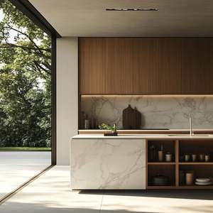 Juego de Armarios Acrílicos de Diseño Moderno, Muebles de Cocina de Madera Personalizados, Fabricados por Smart Supplies - Product Image 5