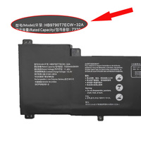 Batterie d'ordinateur portable de remplacement HB9790T7ECW-32A 84Wh pour Huawei Matebook 16 17 Série Crem-wfd9