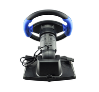 Volant de course USB RTS pour P2/P3/PC 3 en 1 avec vibration avec 180 degrés C-STAR avec pédale Volant de jeu c Start