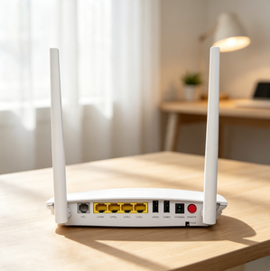 โมเด็ม XPON ONT ขายดี OEM ODM รองรับ GPON EPON แบบปรับเปลี่ยนได้ ดูอัลแบนด์ WiFi5 เสาอากาศ 2 ต้น พอร์ต LAN 4 GE สำหรับ FTTH - Product Image 1