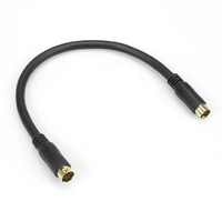 Câble audio personnalisé MINI DIN 9 broches mâle vers mâle avec gaine en PVC et blindage combiné pour lecteur DVD de cinéma maison