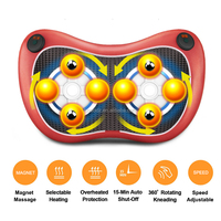 Bantal Pijat Shiatsu Leher dan Punggung 2 Tombol Mewah dengan Pemanas LY-735A untuk Aplikasi Tubuh