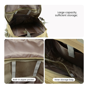 Sac à dos unisexe LUPU BL069 grande capacité, imperméable, style Normcore/Minimaliste, en tissu Oxford, avec fermeture éclair et sangle camouflage, idéal pour l'extérieur - Nouveauté 2026, Vente Flash - Product Image 5
