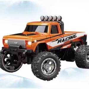 Dwi Dowellin 2.4Ghz Mini RC Racing Car 1/64 Scale Alloy Monster <b>Truck</b> <b>Remote</b> <b>Control</b> With Lights for Drifting 4x4 Feature" - Product Image 5