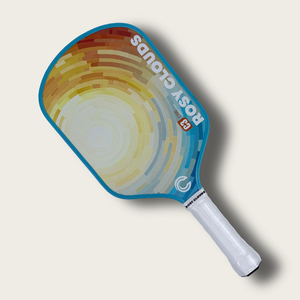 Racchetta da Pickleball Professionale Rosy Clouds in Fibra di Carbonio T700 Termoformata, 235g Leggera, Nucleo in Schiuma EVA da 16mm per Potenza - Product Image 5