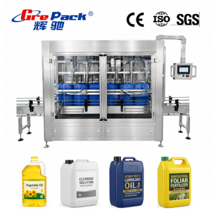 Machine de remplissage automatique de liquides chimiques <span class=keywords><strong>en</strong></span> bouteilles de 20L et 5L - Product Image 1