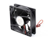 Ventilateur axial DC 8025 5V 12V 24V 48V 80x80x25mm avec roulement à billes et pales en plastique pour refroidissement