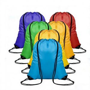 Custom Logo Patten <b>Drawstring</b> <b>Backpack</b> Bulk for Women Portable String Bag DIY Draw String <b>Backpack</b> for Gym Sports - Product Image 1