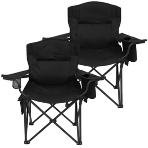 Silla de Jardín Plegable Portátil y Resistente de Diseño Moderno con Marco de Acero en Forma de Luna y Asiento Acolchado de Tela Oxford 600D de <span class=keywords><strong>Aoshi</strong></span> - Product Image 1