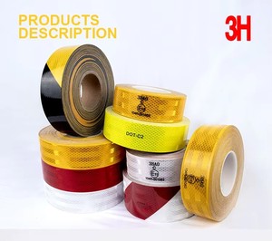 Nastro Riflettente Prismatico ad Alta Intensità, Tessuto Altamente Visibile con Perline di Vetro Rosse e Bianche, Stampabile per Applicazioni Riflettenti - Product Image 6
