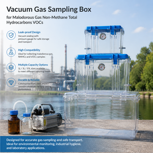 Caja de muestreo de gases al vacío transparente Degao, colector de gases VOC y gases malolientes a prueba de fugas para trabajos de monitoreo ambiental del aire. - Product Image 2