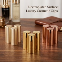 Tapa de Plástico PP Económica para Esmalte de Uñas, Acabado Mate o Brillante, con Logotipo Personalizado Impreso en Serigrafía para Suministros de Empaque de Belleza