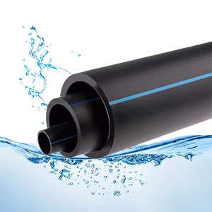 צינור מים שחור HDPE קוטר חיצוני 20-1200 מ\\\"מ צינור ניקוז גמיש - Product Image 2