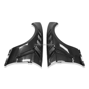 Élargisseurs d'ailes ventilés en fibre de carbone pour Ford <span class=keywords><strong>Mustang</strong></span> S197 (2010-2014) style GTD, ailes larges - Product Image 2