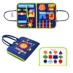 Nouveautés 2026 : Tableau d'activités Montessori en tissu pour enfants de 5 à 7 ans - Product Image 3