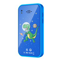 Smartphone intelligent XT31 pour enfants, appels 2G, SOS, lecteur de musique, suivi des habitudes, podomètre, portée de 3 à 5 km, divers livres audio, silicone