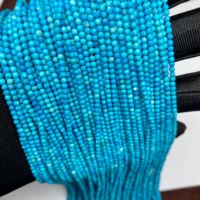 Vente de grandes quantités de perles de marbre turquoise bleu bijoux en pierre lâche