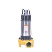 Bomba Sumergible para Aguas Residuales con Interruptor de Flotador Antiobstrucción de 1.3 kw, Máquina de Bombeo de Agua