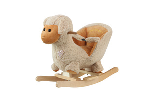 Fauteuil à <span class=keywords><strong>bascule</strong></span> en peluche en gros, chaise à <span class=keywords><strong>bascule</strong></span> en bois en forme de <span class=keywords><strong>cygne</strong></span> pour bébé - Product Image 5