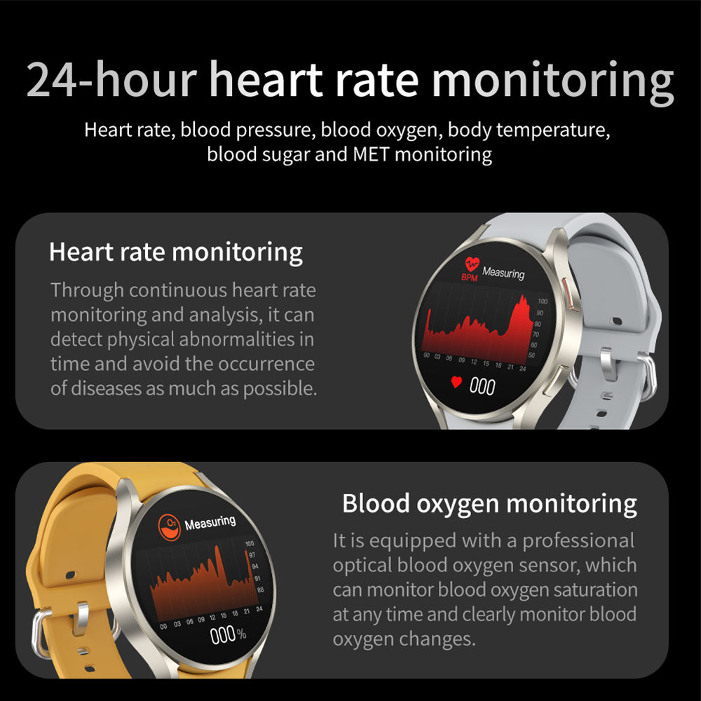 Apple Health Monitoring Heart Health Smart Watch 2025 New For