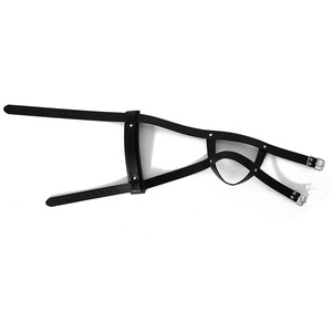 Artículos para Adultos, Capucha de Cuero para Hombre, Capucha de Bondage Sexual Masculina, Accesorio para la Cabeza, Bondage Fetiche, Bondage Sexual, Capucha Negra <span class=keywords><strong>Gay</strong></span> - Product Image 4