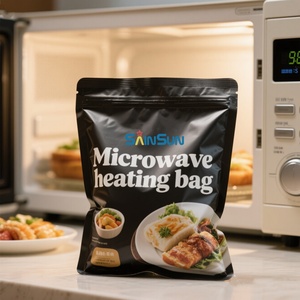 Bolsa de Plástico de Alta Calidad, Apta para Alimentos, Sellable, Apta para Calentar en Microondas, con Cierre de Seguridad, para Palomitas, Leche, Fideos - Product Image 1