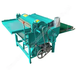 Flat High Quality Sheep Wool Cleaning And Carding Machine Textile Opener Cotton Fiber Opening