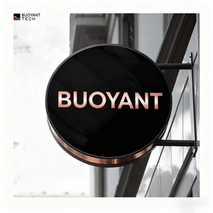 Outdoor Advertising Store <b>Led</b> <b>Light</b> Box Signage Acrylic <b>Led</b> Shop Front Lightbox Sign Metal Round Advertising <b>Light</b> <b>Boxes</b> - Product Image 5