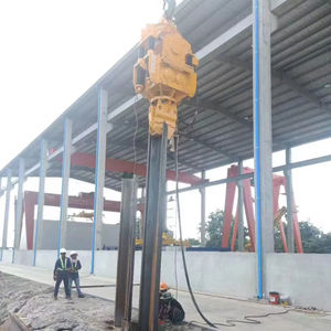 เครื่องตอกเสาเข็มแบบสั่นสะเทือนขนาดเล็ก 60 กิโลวัตต์ แบบไฟฟ้า - Product Image 1