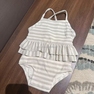 Venta al por mayor de trajes de baño de una pieza para niñas con volantes, conjuntos de bikini para niñas, bikini con volantes fruncidos Bloom, ropa de baño Bloom - Product Image 4