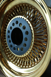 Jantes en alliage forgé de luxe dorées 13/14x7 à cinq branches 5X112 18-20 pouces, neuves, zinguées, haute performance pour SUV - Product Image 5