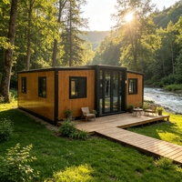 Maison conteneur extensible économique de 20 pieds avec salle de bain pour habitation privée