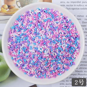 CHENXI Barato Mezcla de Colores 500g Slime de Caramelo Arcilla Material Decorativo Hecho a Mano Chispas Suministros de Slime de Chocolate Relleno - Product Image 2