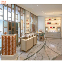 Kunden spezifische Luxus schmuck Vitrinen Led Light Jewell ery Showcase Display Anpassung Hersteller