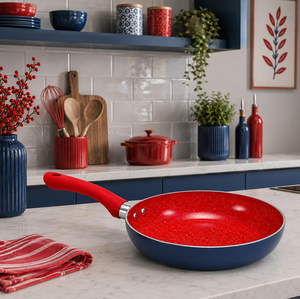 Modern Ceramic Non-Stick Aluminum Fry <b>Pan</b> Set Stainless Steel Handle for Gas and <b>Induction</b> Cooker Frying <b>Pan</b> - Product Image 3