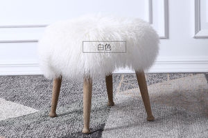 Coussin en peau de mouton tibétaine, vêtement à longueur de fourrure naturelle, imperméable et Durable - Product Image 4