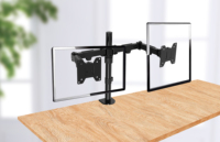 Moniteur de bureau pour ordinateur portable, double écran, support de montage