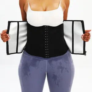 Tắm hơi eo huấn luyện viên cho phụ nữ tông đơ vành đai mồ hôi bụng ban nhạc Tummy kiểm soát bọc Workout thể thao tráng Corset Body Shaper