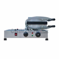 Prix usine Commercial Gaufrier 4 Pièces Turn-Over Square Electric Belgique Gaufrier