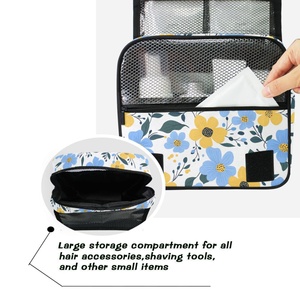 Flowers Patterns Wholesale Customs Logo Hanging Fashion Toiletry <b>Bag</b> <b>Men</b> Women Travel Cosmetic <b>Bag</b> Waterproof <b>Wash</b> <b>Bag</b> - Product Image 5