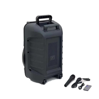 Enceinte trolley HIFI active 12 pouces 2.0 20W avec LED RGB, télécommande 5.0, micro intégré, autonomie 5-10 heures, utilisation extérieure