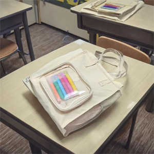 Bolsa de archivo de almacenamiento de lona Simple de Color sólido personalizable PC portátil para compras de estudiantes de escuela <span class=keywords><strong>primaria</strong></span> <span class=keywords><strong>y</strong></span> <span class=keywords><strong>secundaria</strong></span> - Product Image 1