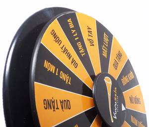 Jeu de roulette en plastique ABS <span class=keywords><strong>personnalisable</strong></span>-Spinner manuel pour tirage au sort, jeux de société et activités de table - Product Image 5