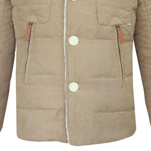 Chaqueta de invierno personalizada con cremallera, de manga larga, tipo plumón, para hombre, ropa de abrigo cálida, precio al por mayor, gran venta. - Product Image 4