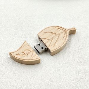 Wooden <b>USB</b> Stick Rotating Bamboo 8GB 16GB <b>Drive</b> with Logo Laser Engraving Conference and Wedding Gift Wholesale - Product Image 1