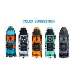 Angesagtes Modulares Einer-Kajak mit Abnehmbarem Finnen-Pedalantrieb und Lebendfischluke - Product Image 6