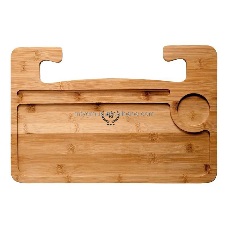 Custom OEM/ODM Bamboo Wood Car Rolling Tray Cup Holder - MFY Brand