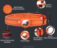 Collier de position pour chien AirTag Pet Tracking GPS Collar Anti Lost Dog Reflective Airtag Dog Collar