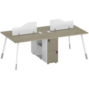 Ekintop-Mesa Grande de madera sólida para oficina, muebles de estilo Loft Industrial, 10 asientos, pedido personalizado, escritorio de oficina para el personal - Product Image 1